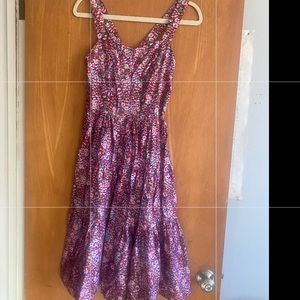 Small Black and pink floral dancey dress